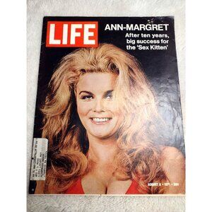 Life Magazine Aug 6, 1971 Ann-Margret Sex Kitten Swimming Toddlers Lost Child